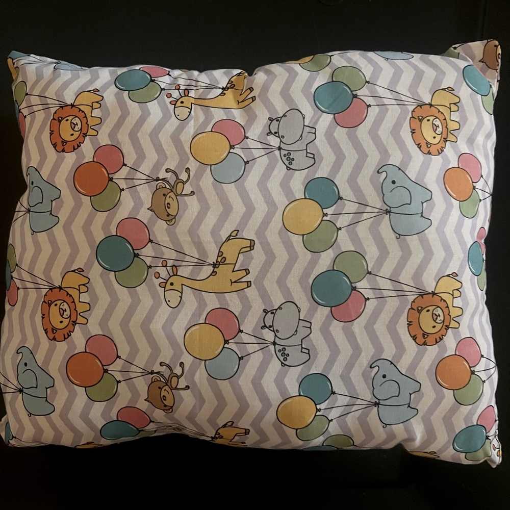 Circus-Themed Baby Tummy Time Pillow